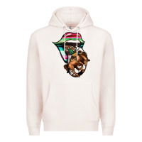 Pale Pink Serape Cowboy Tongue Premium Hoodie - Jasminsmagicworld