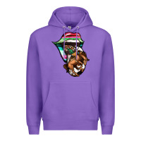 Purple Serape Cowboy Tongue Premium Hoodie - Jasminsmagicworld