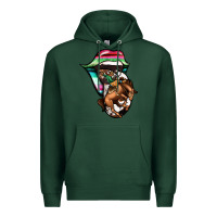 Sports Green Serape Cowboy Tongue Premium Hoodie - Jasminsmagicworld