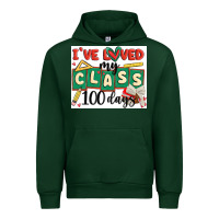 Forest Green i've loved my class 100 days Urban Hoodie - MaliasSmallBusiness
