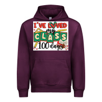 Mauve Wine i've loved my class 100 days Urban Hoodie - MaliasSmallBusiness