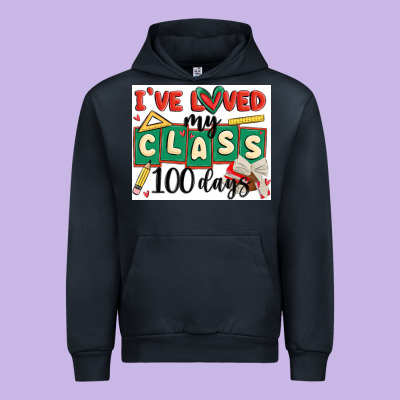 I've Loved My Class 100 Days Urban Hoodie Designed By Maliassmallbusiness