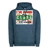 Pigment Midnight Navy i've loved my class 100 days Urban Hoodie - MaliasSmallBusiness
