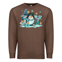 Chestnut cute coffeecup snowmanand joy Premium Sweatshirt - AdoDesignShop