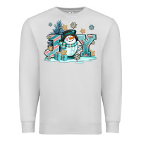 Dove Grey cute coffeecup snowmanand joy Premium Sweatshirt - AdoDesignShop