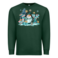 Sports Green cute coffeecup snowmanand joy Premium Sweatshirt - AdoDesignShop