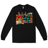 Black i will not be shaken Long Sleeve Tee - Zillion Design Studio