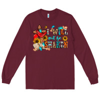 Burgundy i will not be shaken Long Sleeve Tee - Zillion Design Studio
