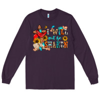 Plum i will not be shaken Long Sleeve Tee - Zillion Design Studio