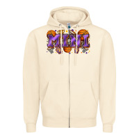 Sandshell mini basketball Zipper Hoodie - Zillion Design Studio