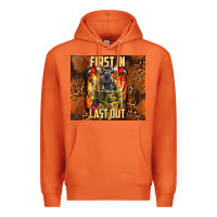 Carrot first in last out firefighter Premium Hoodie - AdoDesignShop