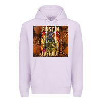 Lilac first in last out firefighter Premium Hoodie - AdoDesignShop