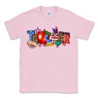 Bubblegum Pink American teacher Classic Tee - texasbilliewilder