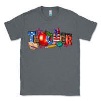 Charcoal Heather American teacher Classic Tee - texasbilliewilder