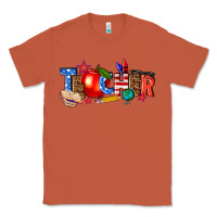 Copper American teacher Classic Tee - texasbilliewilder