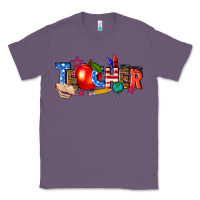 Lavender American teacher Classic Tee - texasbilliewilder