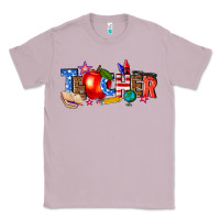 Lilac American teacher Classic Tee - texasbilliewilder