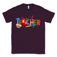 Plum American teacher Classic Tee - texasbilliewilder