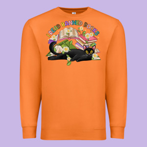 I Read Banned Books Premium Sweatshirt Designed By Artiststas