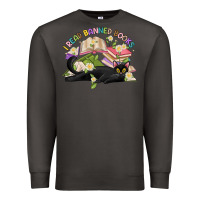 Smoke i read banned books Premium Sweatshirt - Artiststas