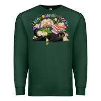 Sports Green i read banned books Premium Sweatshirt - Artiststas
