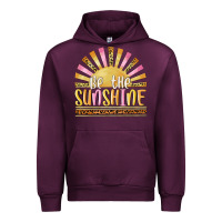Mauve Wine be the sunshine Urban Hoodie - MaliasSmallBusiness