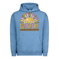 Pigment Pebble Blue be the sunshine Urban Hoodie - MaliasSmallBusiness