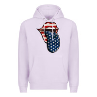 Lilac America 4th Of July Tongue Premium Hoodie - Jasminsmagicworld