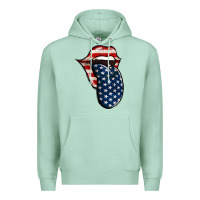 Seafoam America 4th Of July Tongue Premium Hoodie - Jasminsmagicworld