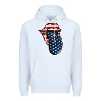 White America 4th Of July Tongue Premium Hoodie - Jasminsmagicworld