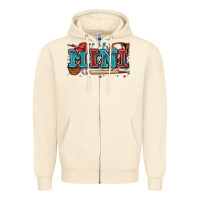 Sandshell mini baseball Zipper Hoodie - Zillion Design Studio