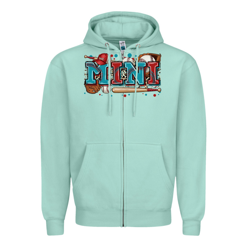 Mini Baseball Zipper Hoodie by Zillion Design Studio | Teevron