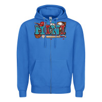 True Royal mini baseball Zipper Hoodie - Zillion Design Studio