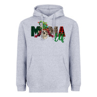 Heather Grey Mama elf skull Heavyweight Hoodie - FaDigitalArtStudio