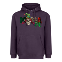 Plum Mama elf skull Heavyweight Hoodie - FaDigitalArtStudio
