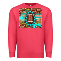 Cardinal football leopard turquoise gemstone sunflower Premium Sweatshirt - JahusDesignShop
