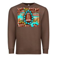 Chestnut football leopard turquoise gemstone sunflower Premium Sweatshirt - JahusDesignShop
