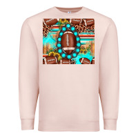 Pale Pink football leopard turquoise gemstone sunflower Premium Sweatshirt - JahusDesignShop