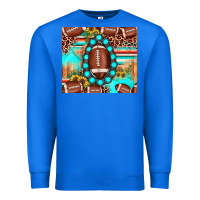 True Royal football leopard turquoise gemstone sunflower Premium Sweatshirt - JahusDesignShop