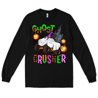 Black ghost crusher Long Sleeve Tee - AdoDesignShop