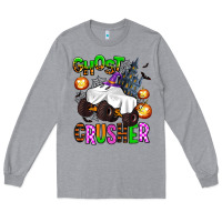 Heather Grey ghost crusher Long Sleeve Tee - AdoDesignShop