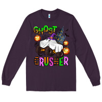 Plum ghost crusher Long Sleeve Tee - AdoDesignShop
