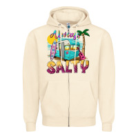 Sandshell always salty with caravan Zipper Hoodie - texasbilliewilder