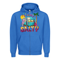 True Royal always salty with caravan Zipper Hoodie - texasbilliewilder