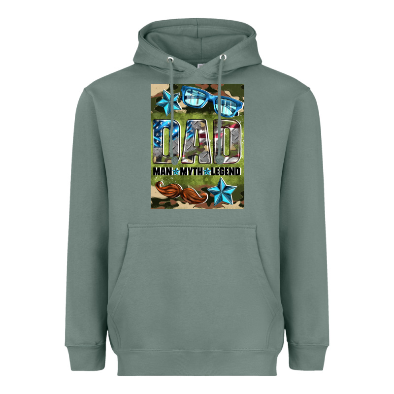 Dad Man Myth Legend Air Freshener Heavyweight Hoodie by HRA Design Shop | Teevron