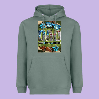 Dad Man Myth Legend Air Freshener Heavyweight Hoodie Designed By Hra Design Shop