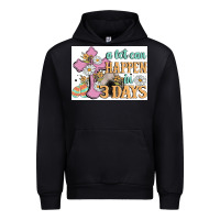 Black a lot can happen in 3 days Urban Hoodie - MaliasSmallBusiness