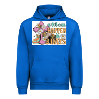 Cobalt a lot can happen in 3 days Urban Hoodie - MaliasSmallBusiness