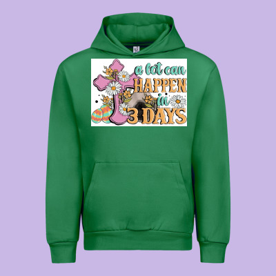 A Lot Can Happen In 3 Days Urban Hoodie Designed By Maliassmallbusiness