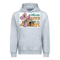 Heather Grey a lot can happen in 3 days Urban Hoodie - MaliasSmallBusiness